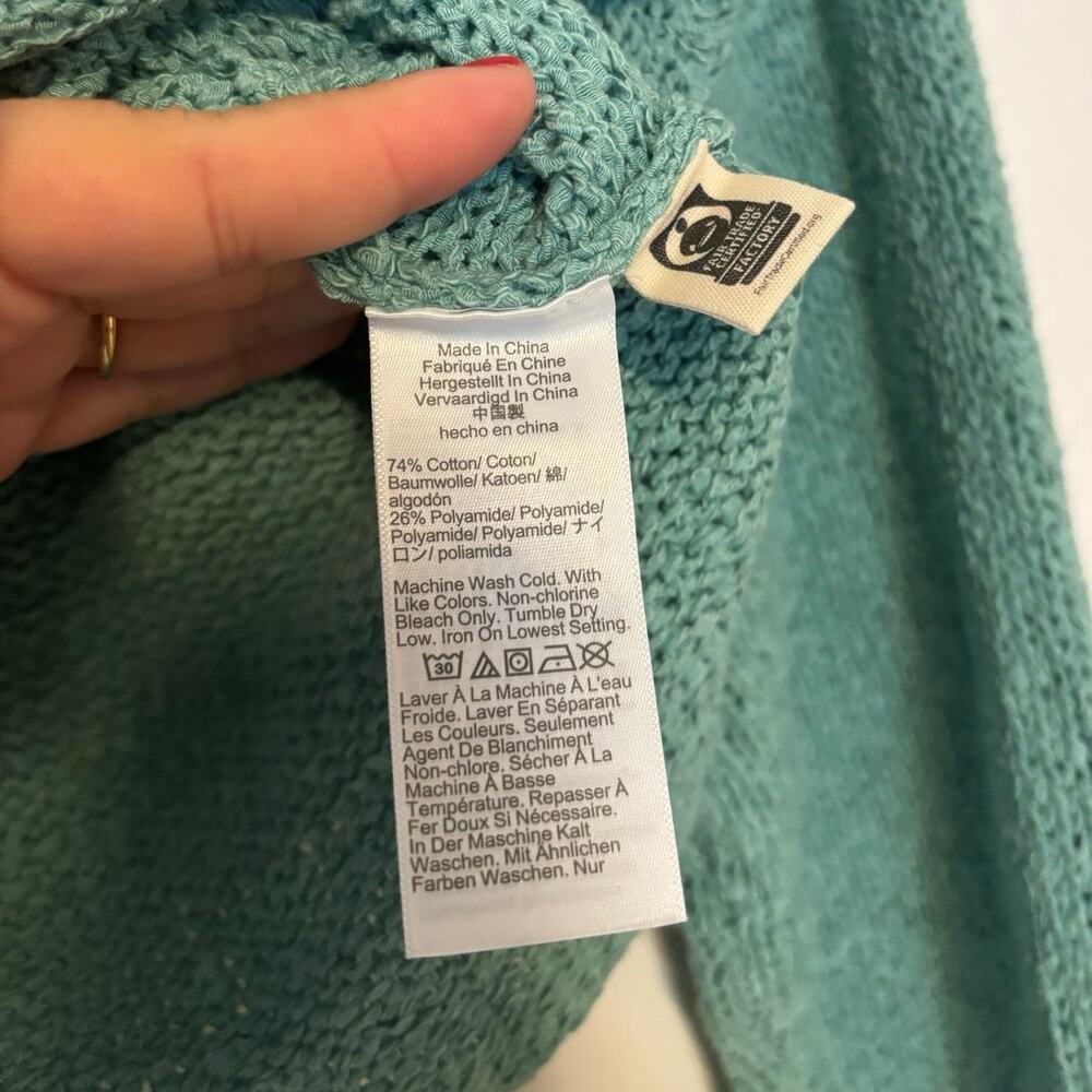 NWT Madewell Boatneck Pullover Sweater In Wave Crest Size XXS - Picture 6 of 6